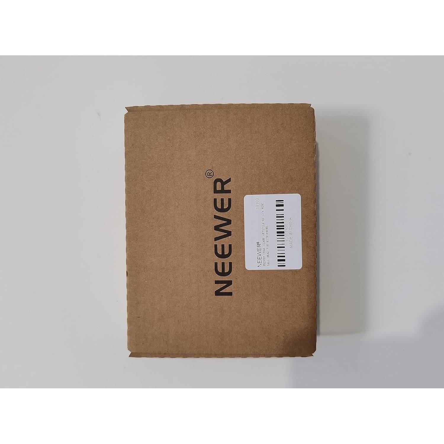 NEEWER Mini Articulated Ball Head with Crab Clip Mic Holder with 1/4" to 5/8" Thread, Compatible with SmallRig Camera Cage and Microphones, Support up to 3.3 lbs