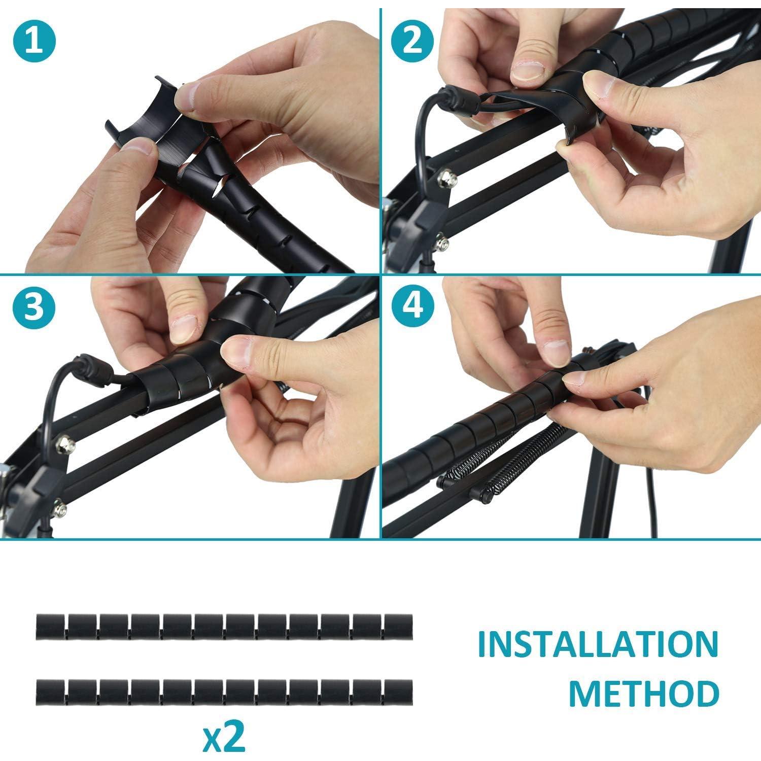 Soporte de brazo para micrófono SUNMON Razer Seiren X con filtro