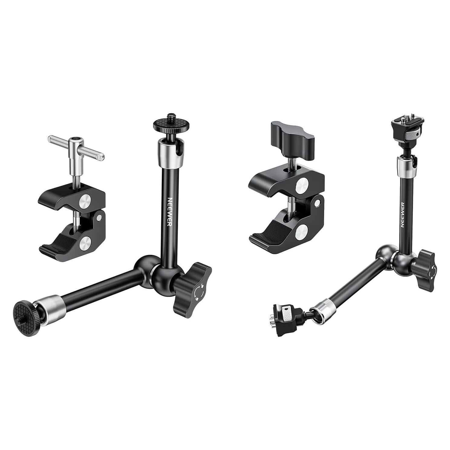 Brazo Mágico Ajustable Neewer 28cm con Super Clamp y Tornillos