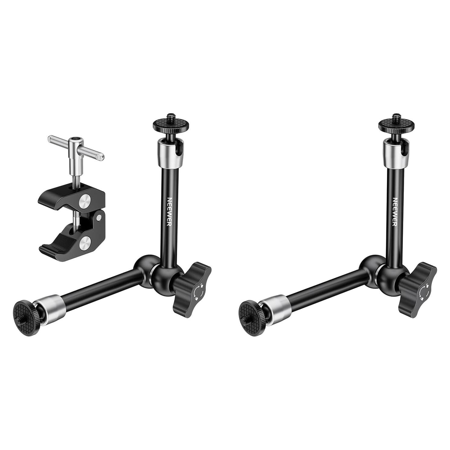 Brazo Mágico Ajustable Neewer 25cm con Super Clamp 2kg