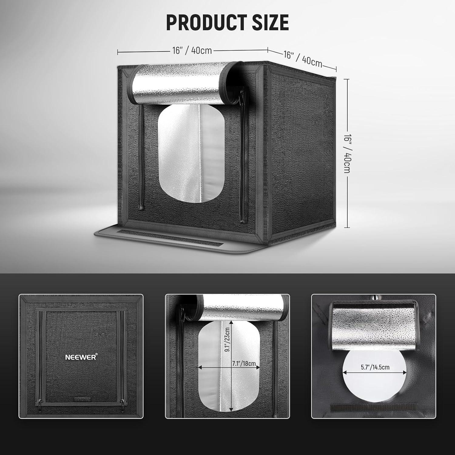 Soporte de Cámara NEEWER UA057 con Brazo Mágico y Luz