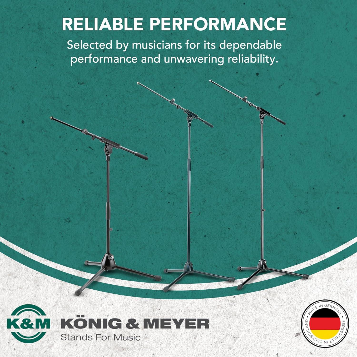 Soporte de Micrófono K&M 21075.500.55 con Brazo Telescópico