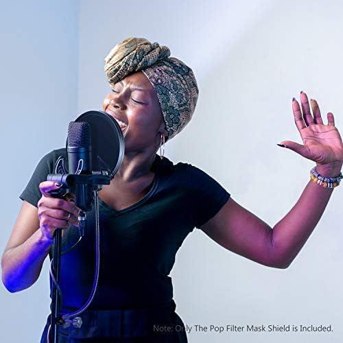 Filtro Pop Neewer Doble Capa para Micrófono Estudio 16x30.5cm