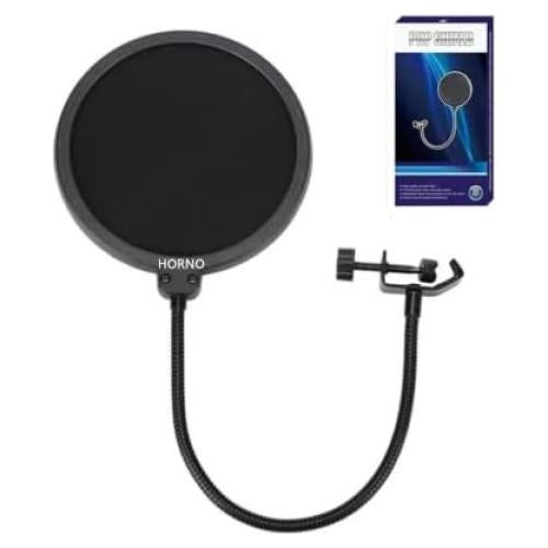 Filtro de Pop Profesional con Soporte Flexible para Micrófono
