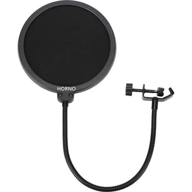 Filtro de Pop Profesional con Soporte Flexible para Micrófono