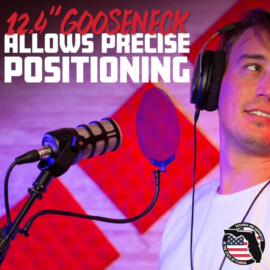 Filtro Pop de Metal Gator Frameworks 12.4" Cuello de Ganso