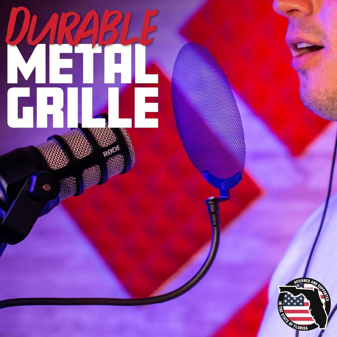 Filtro Pop de Metal Gator Frameworks 12.4" Cuello de Ganso