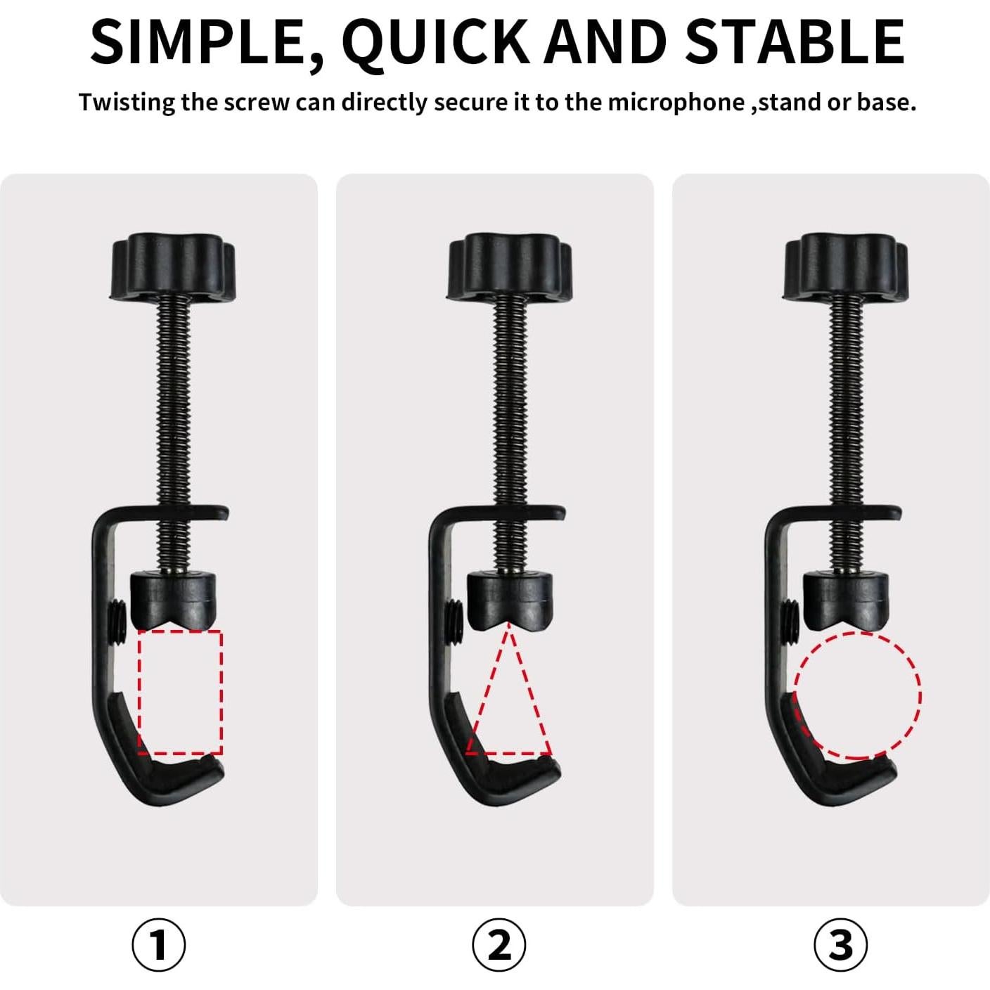 Filtro Pop Profesional Liyirui 15.24 cm Doble Capa Nylon