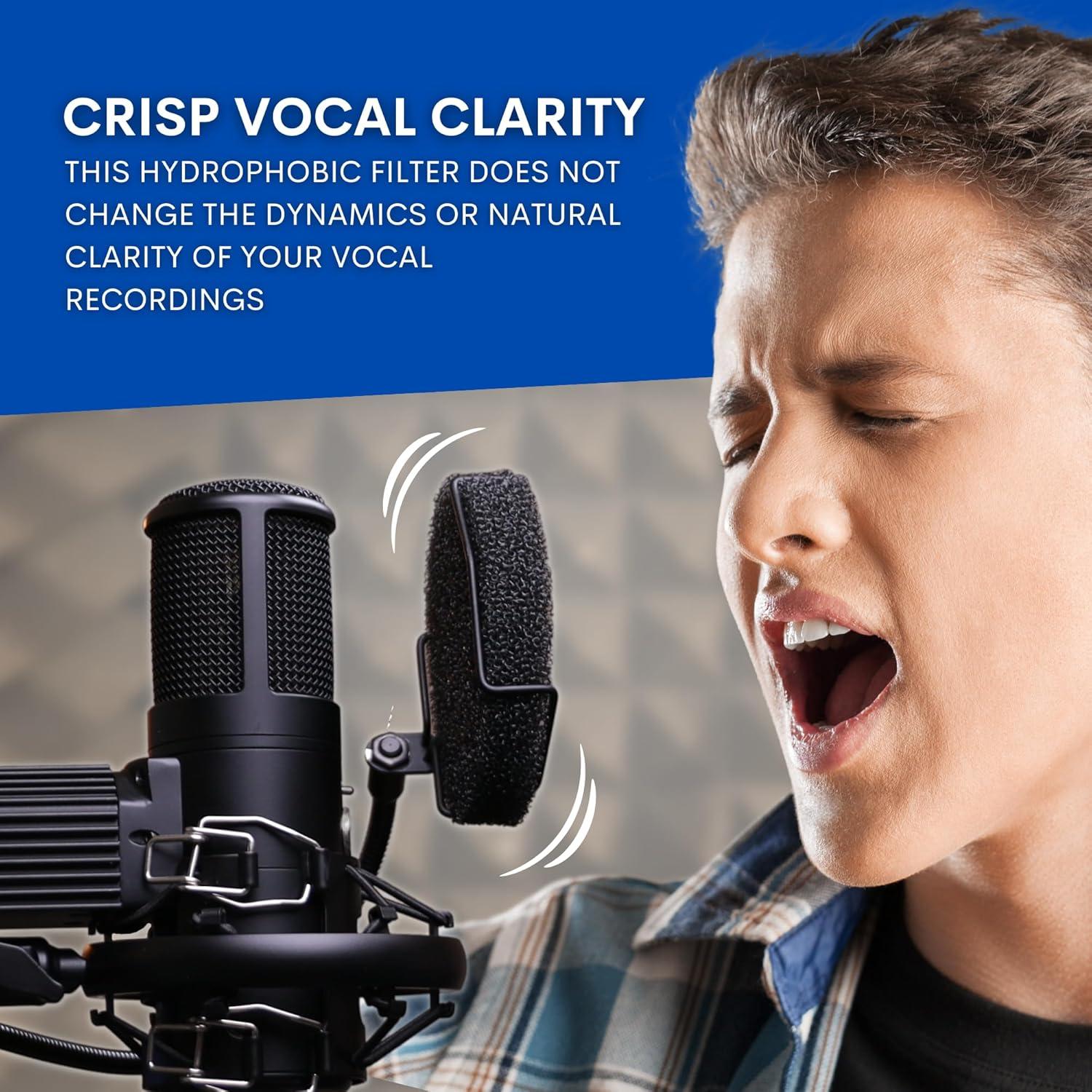 Filtro Pop Melon Audio HYDRO para Micrófono con Brazo Flexible