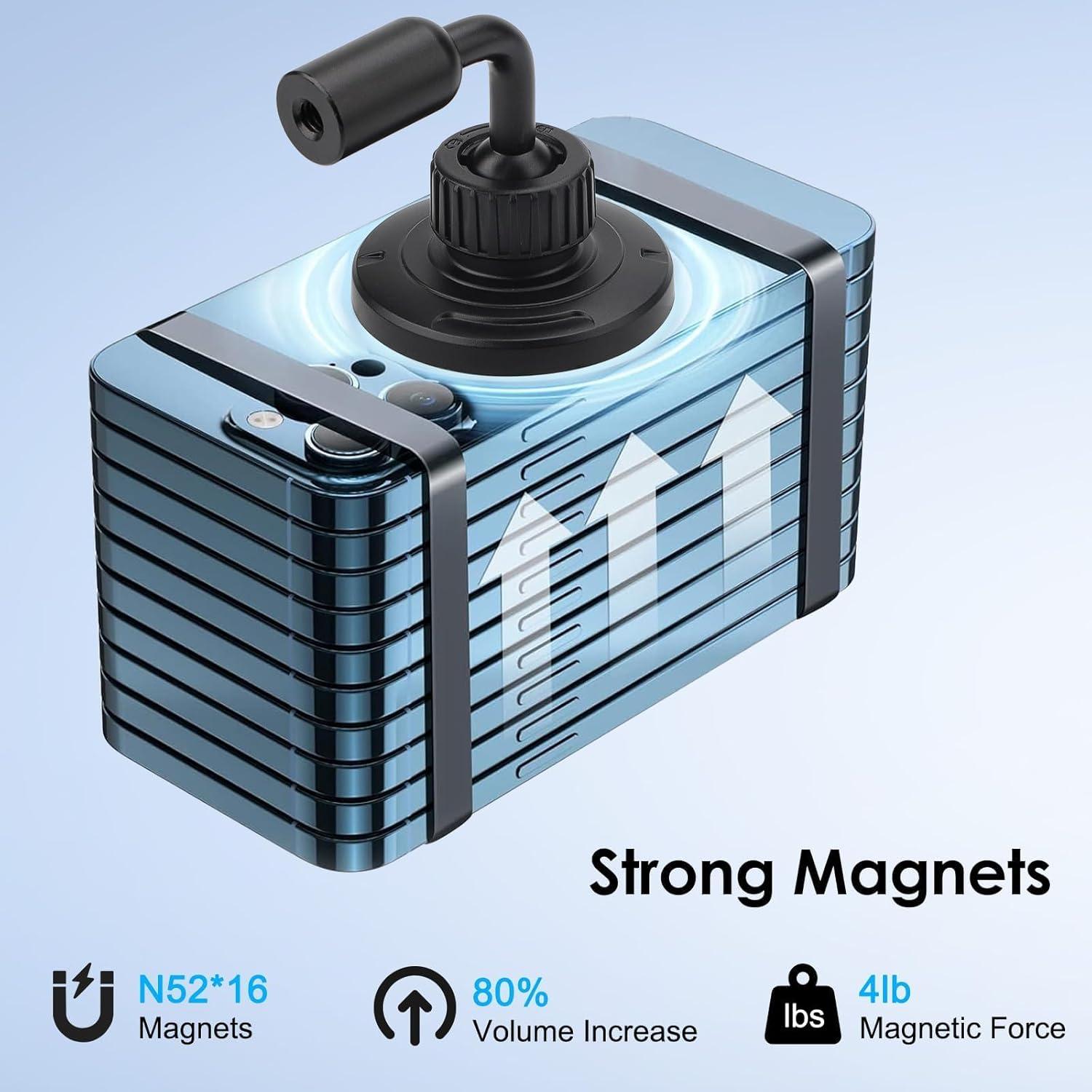 Soporte de trípode magnético EEEKit para iPhone 16 15 14 13 12