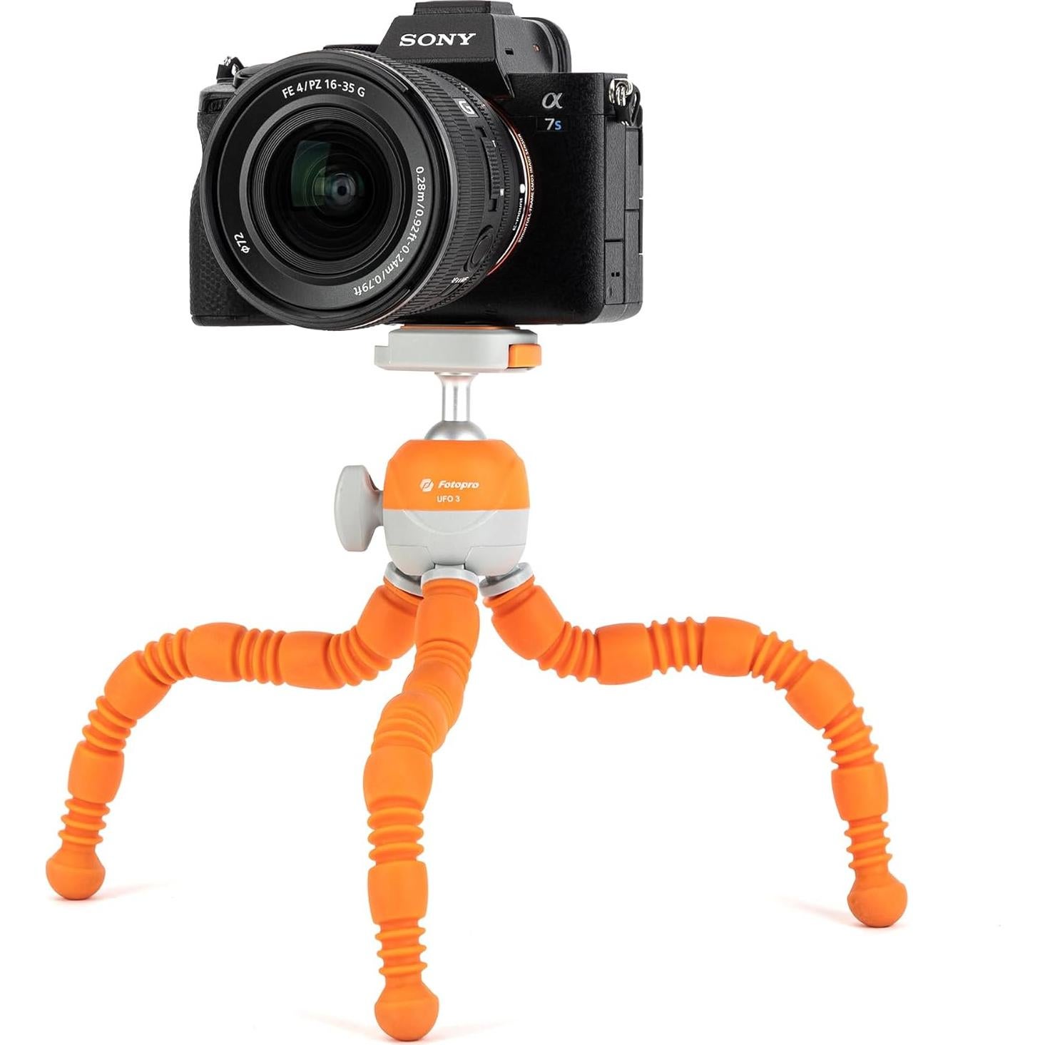 Trípode Flexible Fotopro UFO3 para Teléfono y Cámara 360°