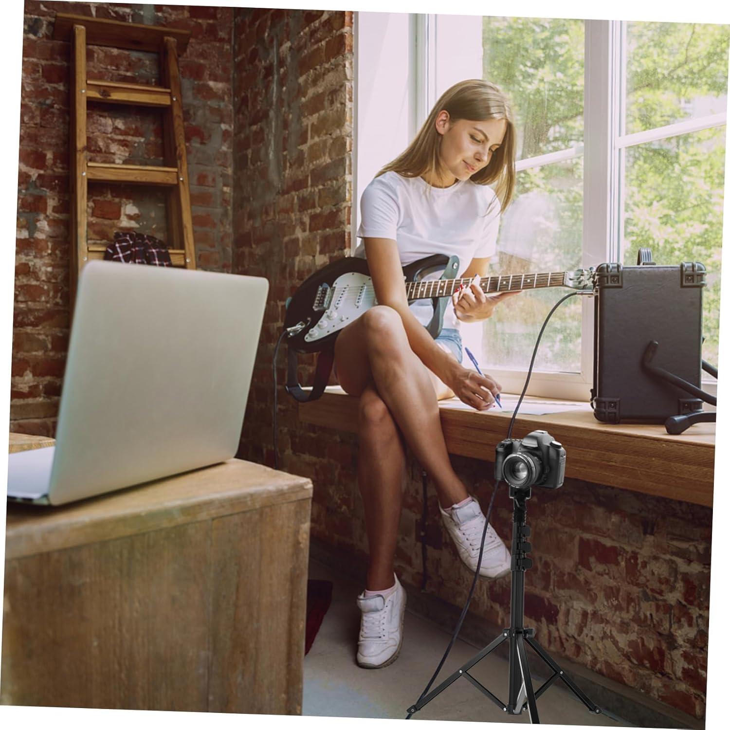 Soporte de Trípode Ajustable POPETPOP para Fotografía 43-128cm