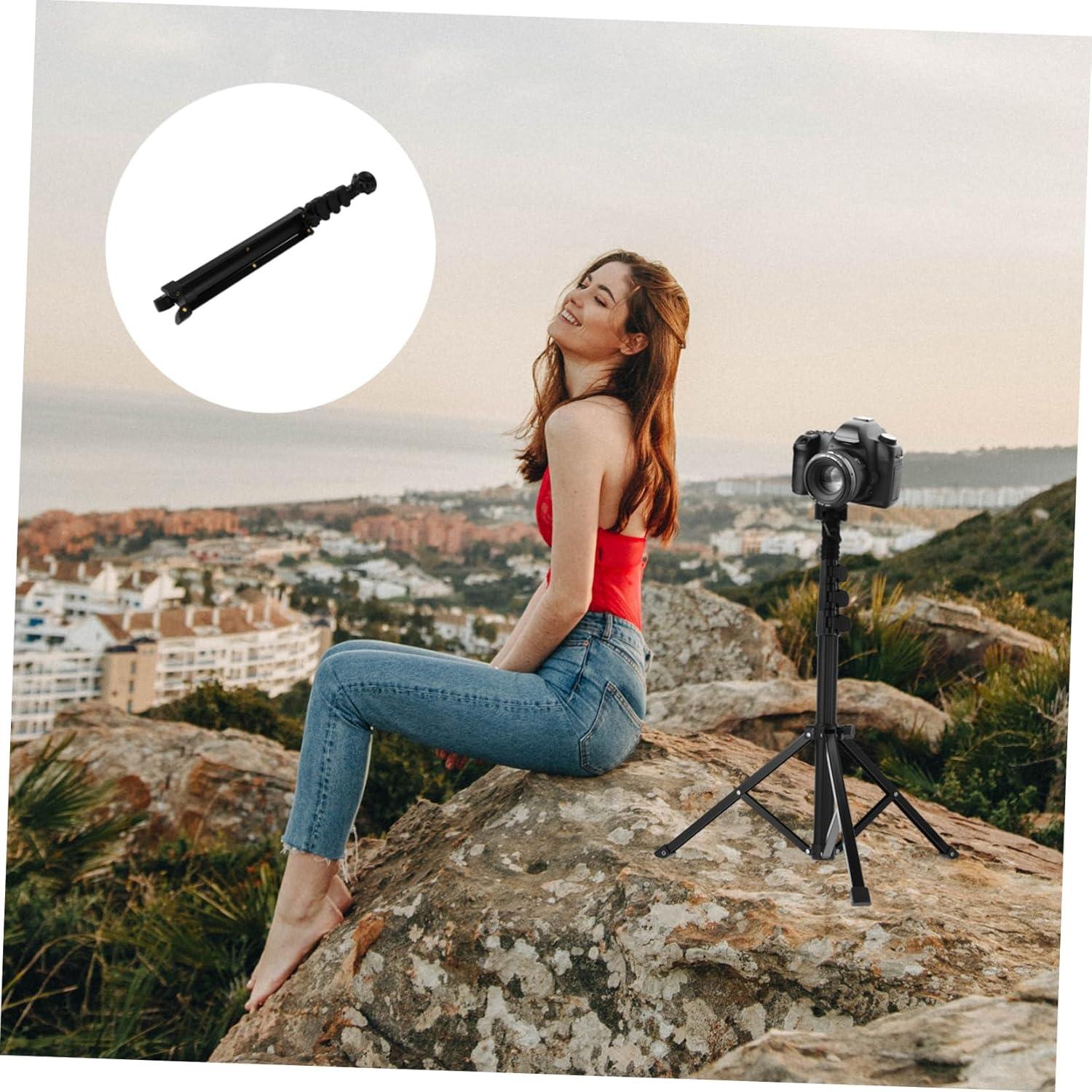 Soporte de Trípode Ajustable POPETPOP para Fotografía 43-128cm