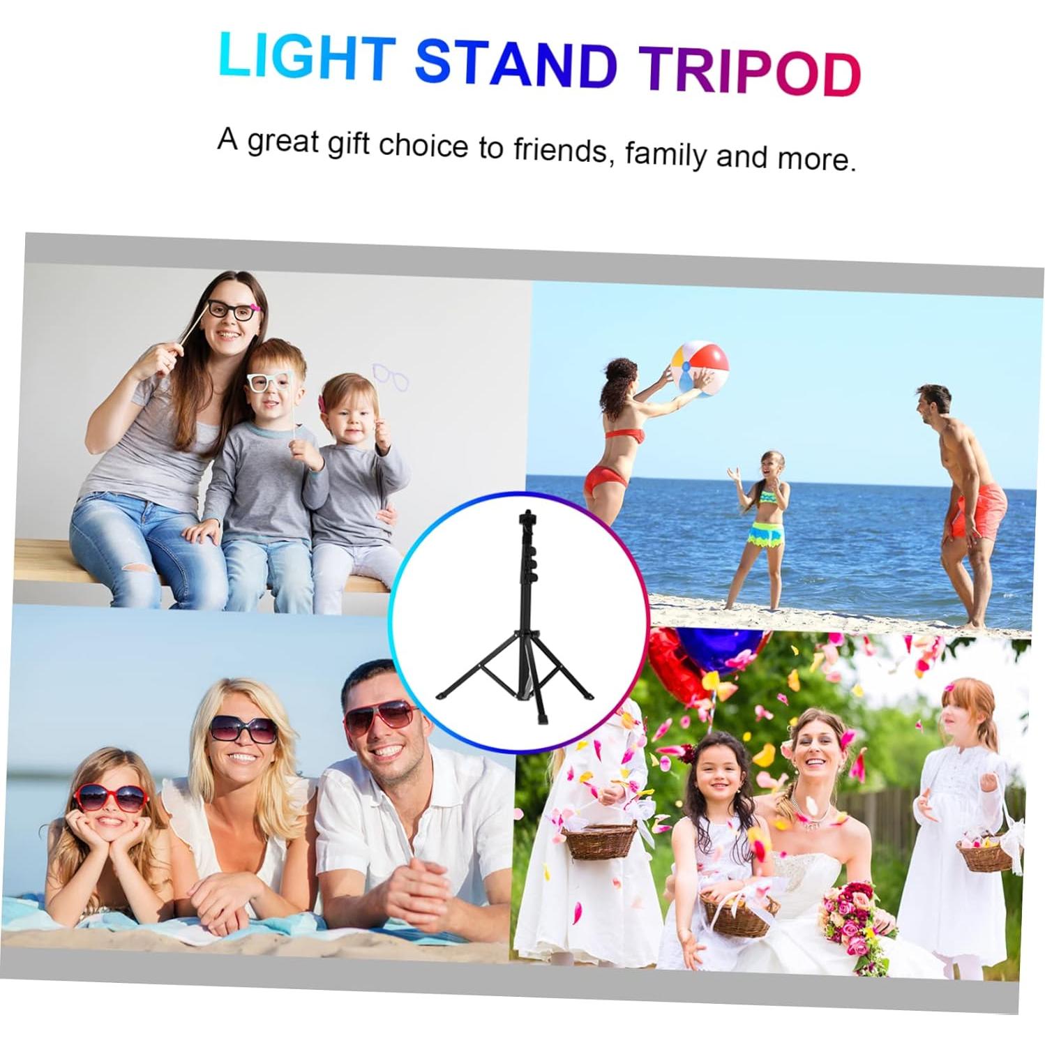 Soporte de Trípode Ajustable POPETPOP para Fotografía 43-128cm