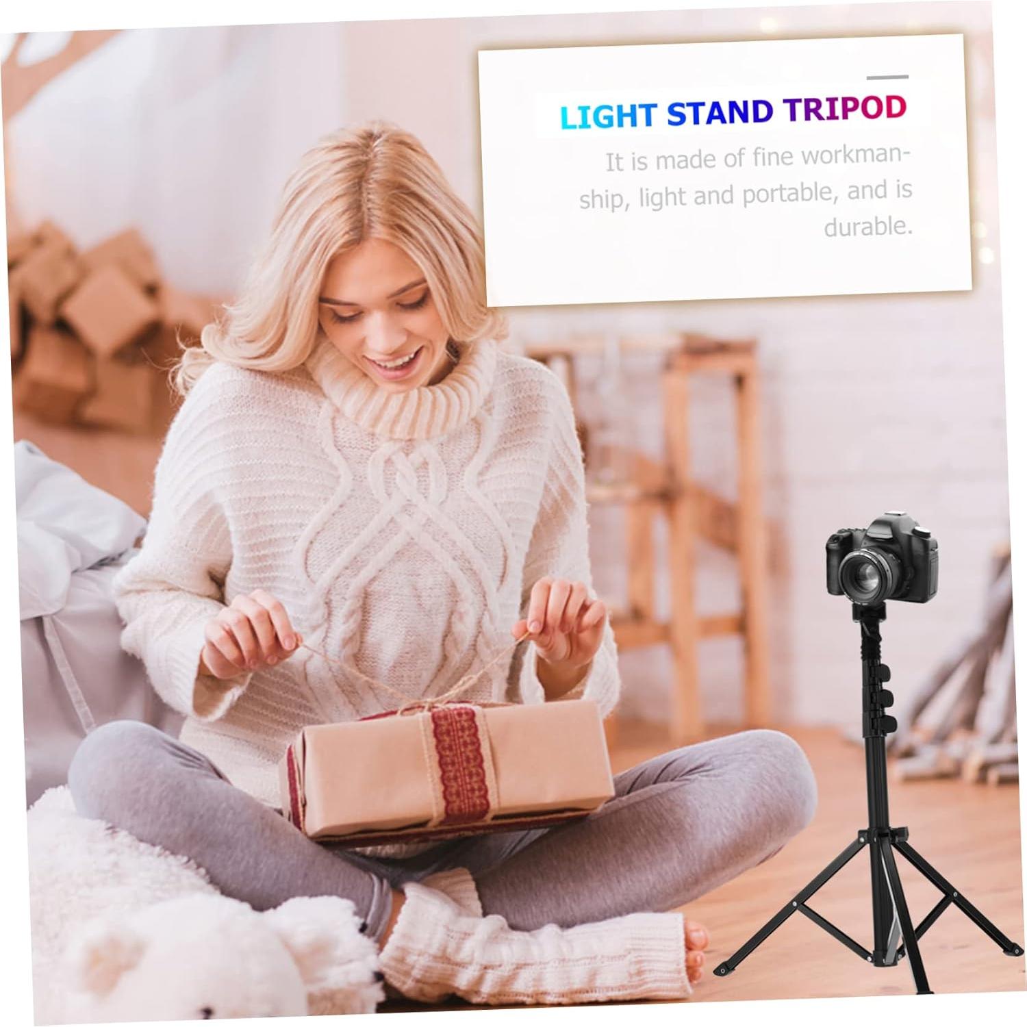 Soporte de Trípode Ajustable POPETPOP para Fotografía 43-128cm