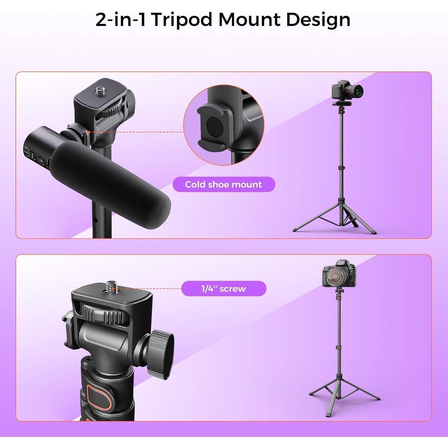 Paquete de 3 Cámaras Inalámbricas VM33 + Trípode + Soporte