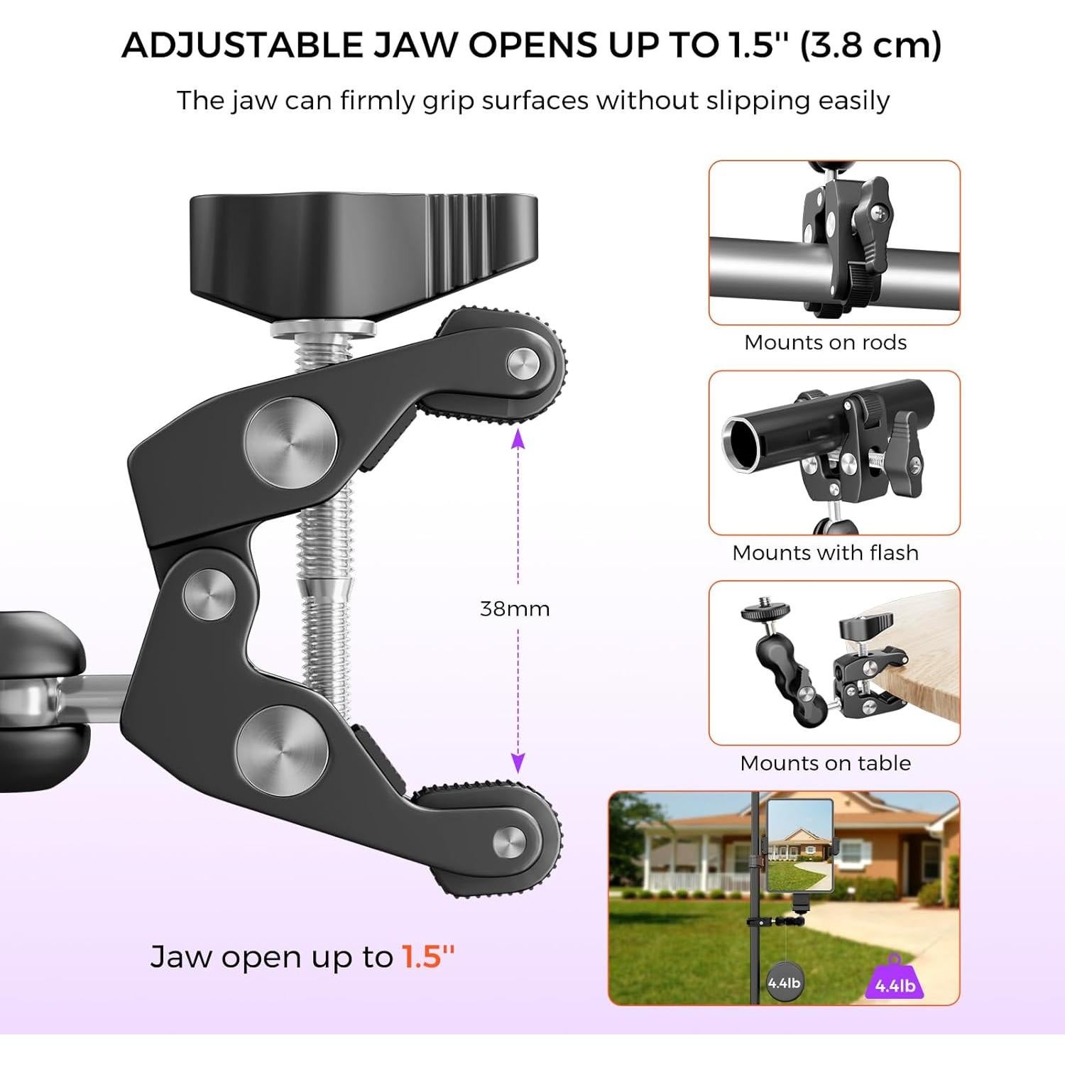 Paquete de 3 Cámaras Inalámbricas VM33 + Trípode + Soporte