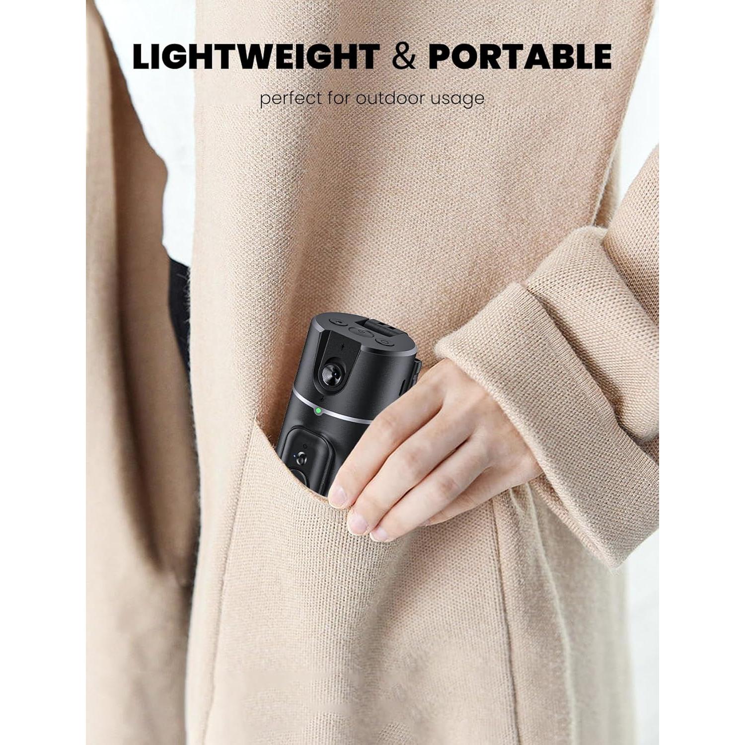 Trípode Automático ANXRE 360° para Teléfono 4''-7'' Negro