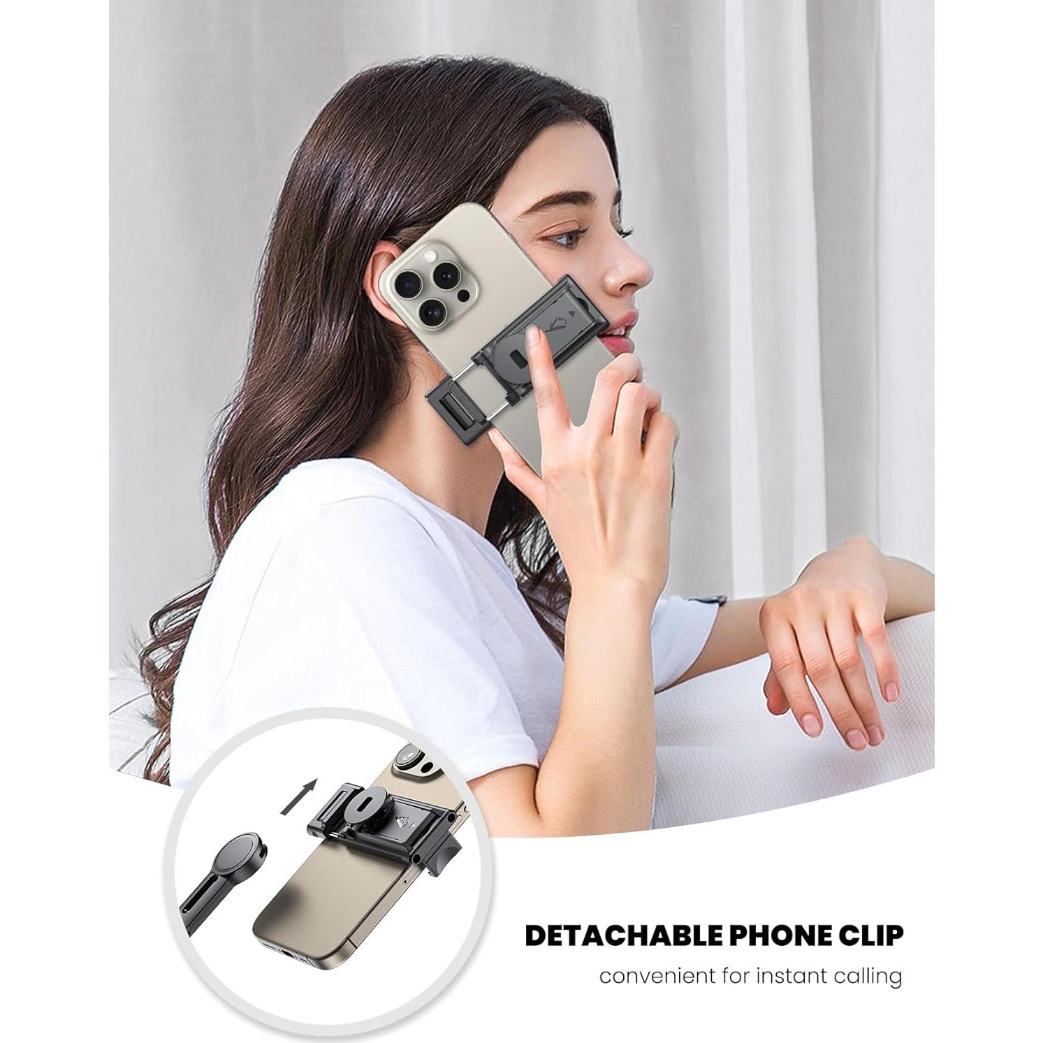 Trípode Automático ANXRE 360° para Teléfono 4''-7'' Negro