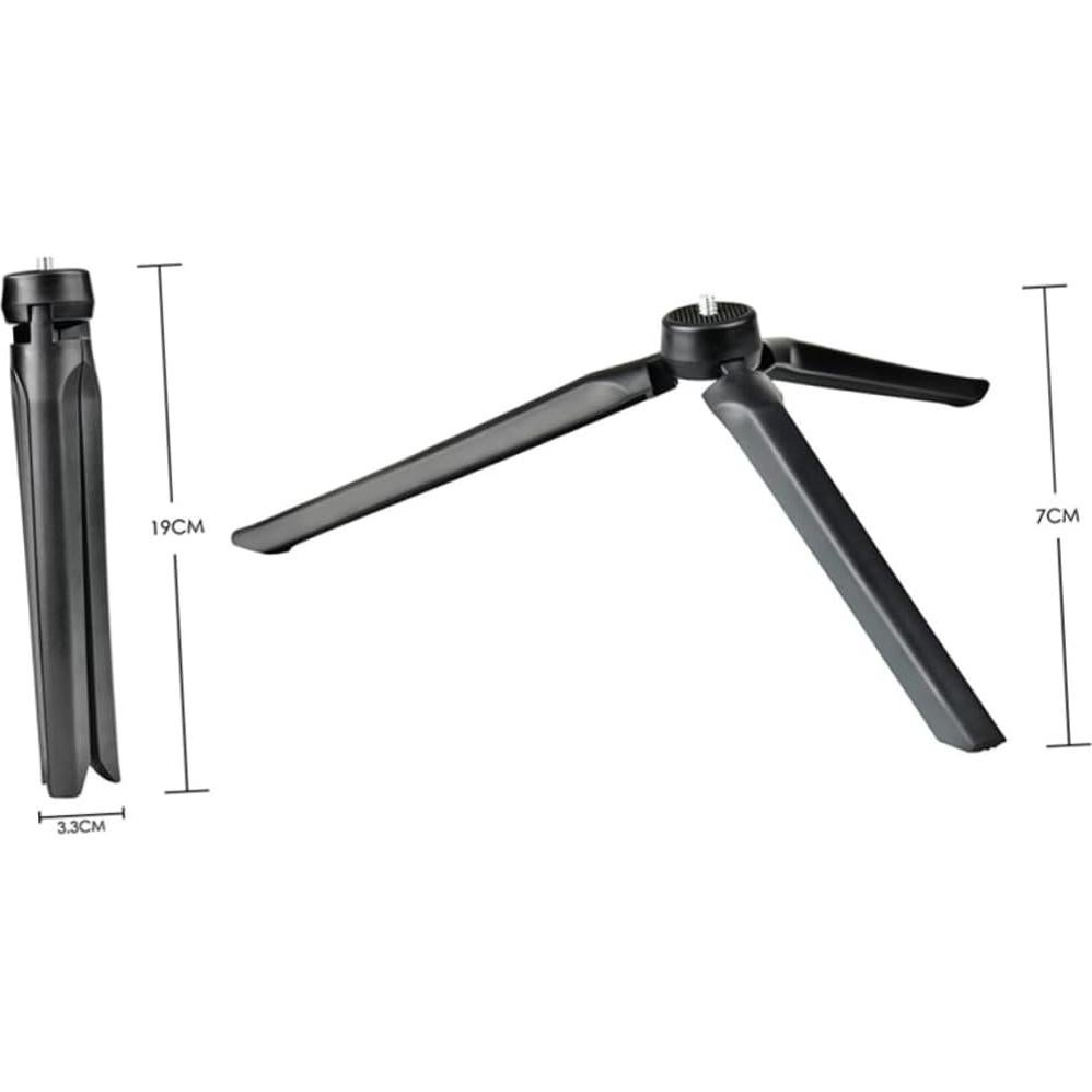 Trípode ligero para teléfono CTIRCHIU - 2 piezas, 19x3.3cm