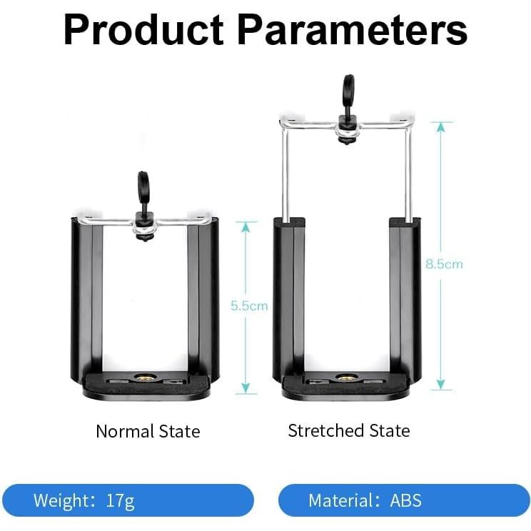 Adaptador de Montaje Universal Reflex Camera U-Holder Clip 5.5-8.5 cm