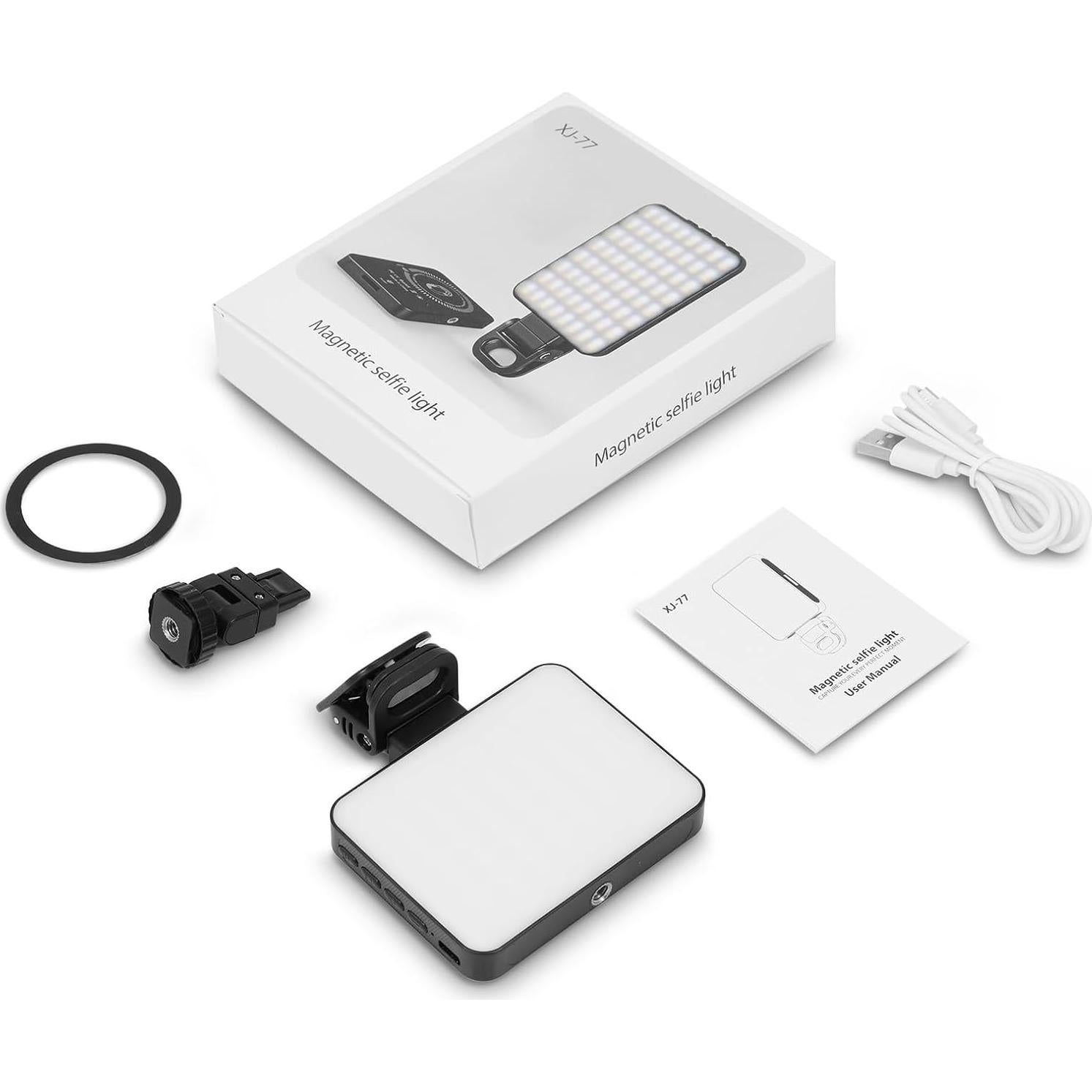 Luz LED Selfie Olipiter 2000mAh Magnética 3 Modos 3000K-6500K