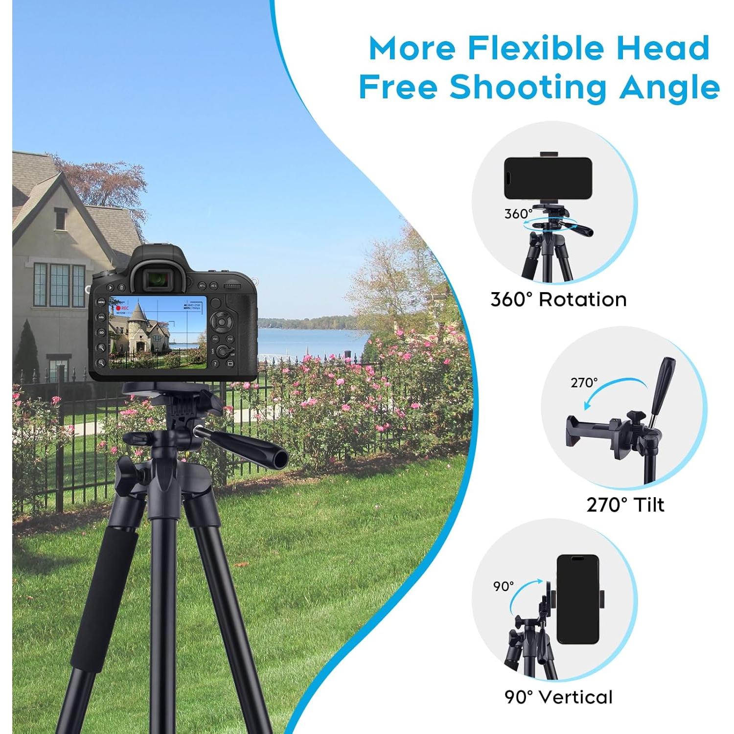 Trípode Ajustable Linkcool 160cm para Smartphone y iPhone