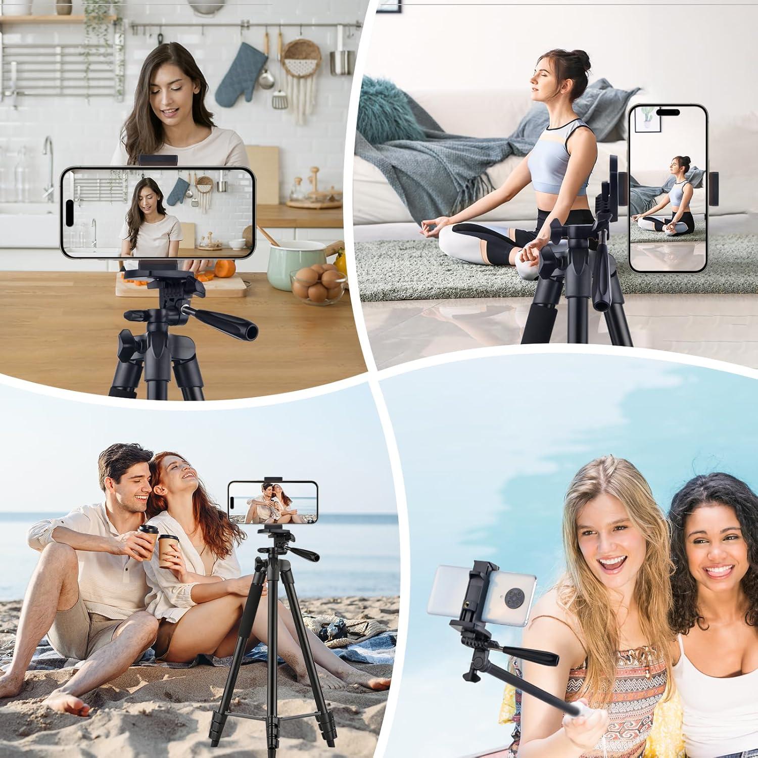 Trípode Ajustable Linkcool 160cm para Smartphone y iPhone