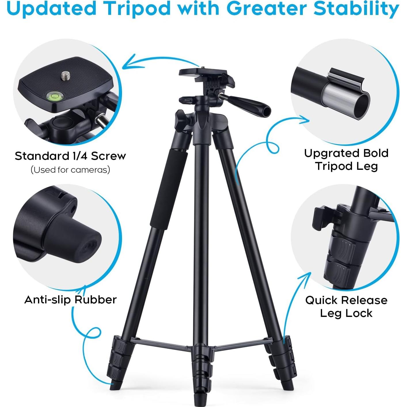 Trípode Ajustable Linkcool 160cm para Smartphone y iPhone