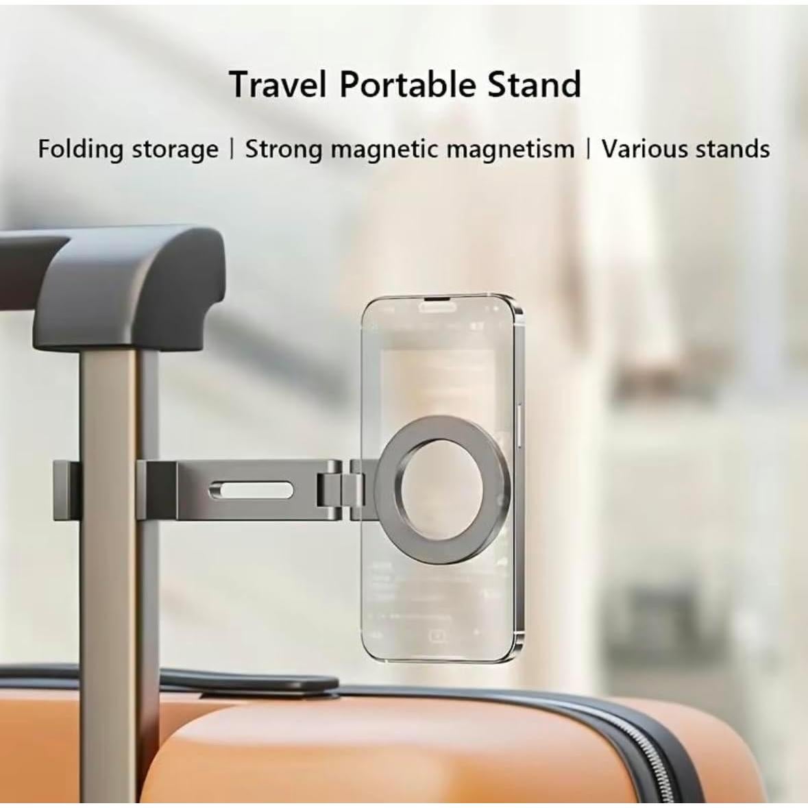 Soporte Magnético DT-MagClip para Teléfonos - Ajustable 360°