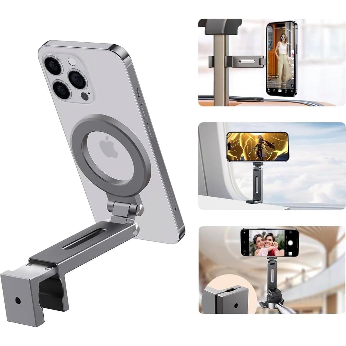 Soporte Magnético DT-MagClip para Teléfonos - Ajustable 360°