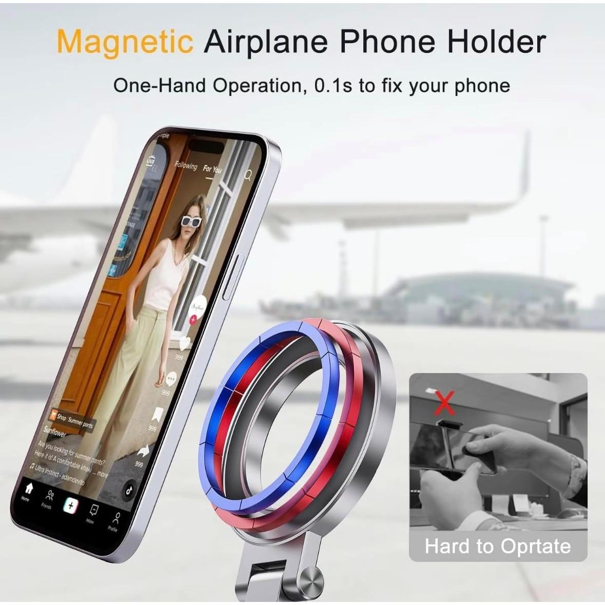 Soporte Magnético DT-MagClip para Teléfonos - Ajustable 360°