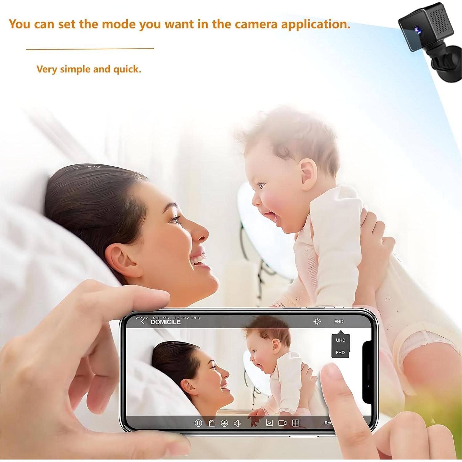 Cámara de Seguridad Wifi Inalámbrica 4K Gatijan S1T