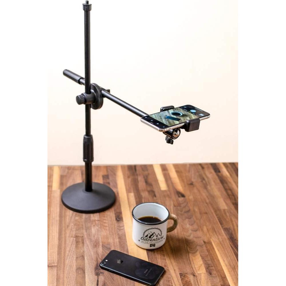 Soporte de Teléfono Doble Oso - Montaje Estable para Grabación