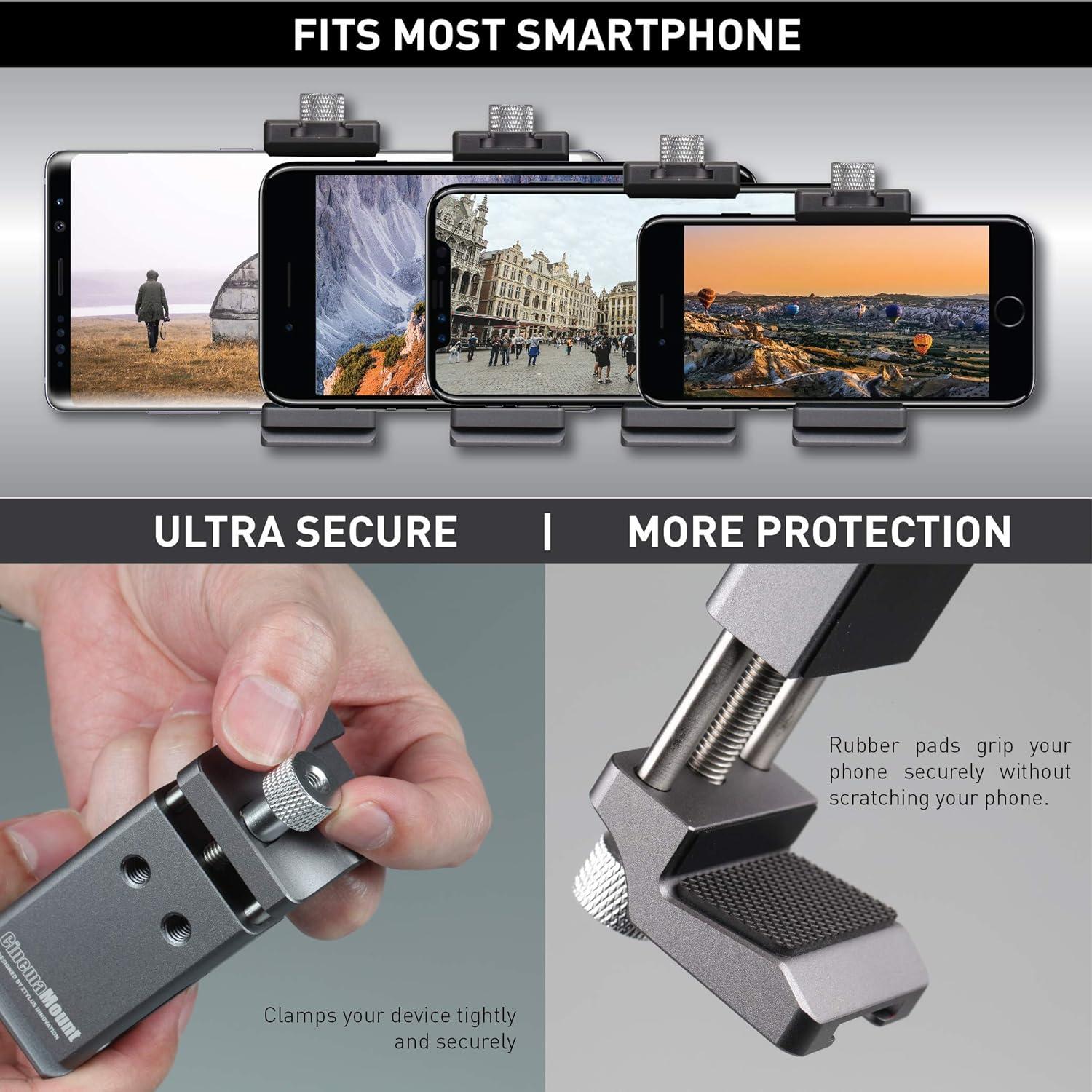 Soporte de Cine Ztylus Mini para Smartphone con Mango de Aluminio