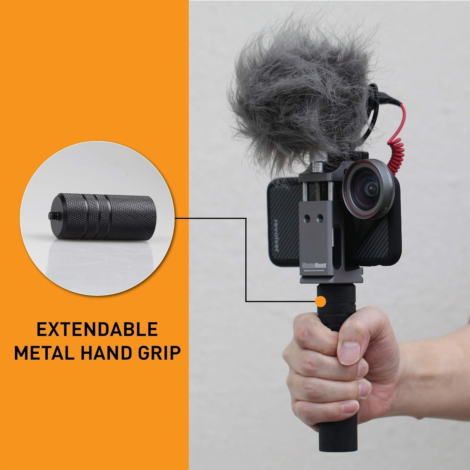 Soporte de Cine Ztylus Mini para Smartphone con Mango de Aluminio