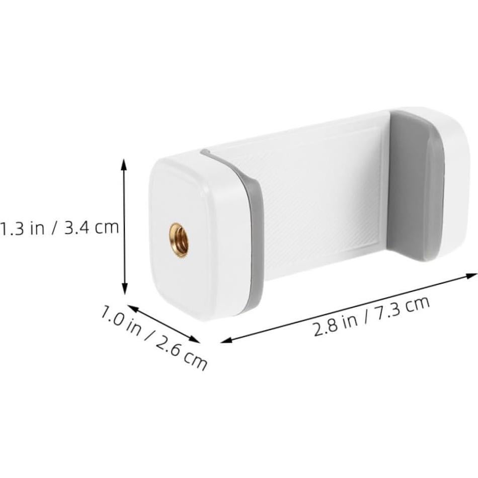 2 Clips Abrazadera para Teléfono Móvil DIYEAH - Soporte Trípode
