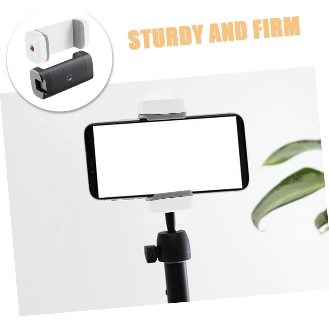 2 Clips Abrazadera para Teléfono Móvil DIYEAH - Soporte Trípode