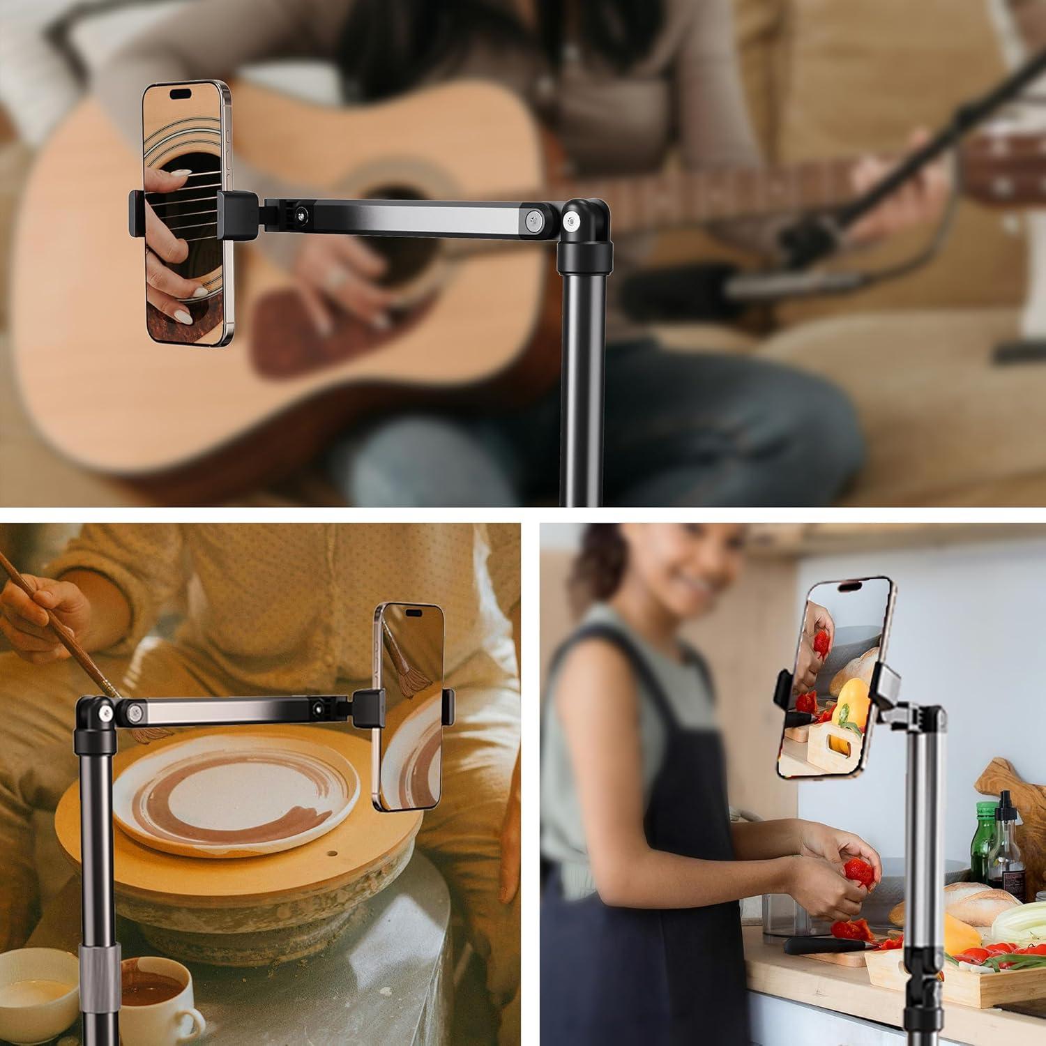 Soporte para Teléfono de Grabación Purthet con Brazo Extensible 71 cm