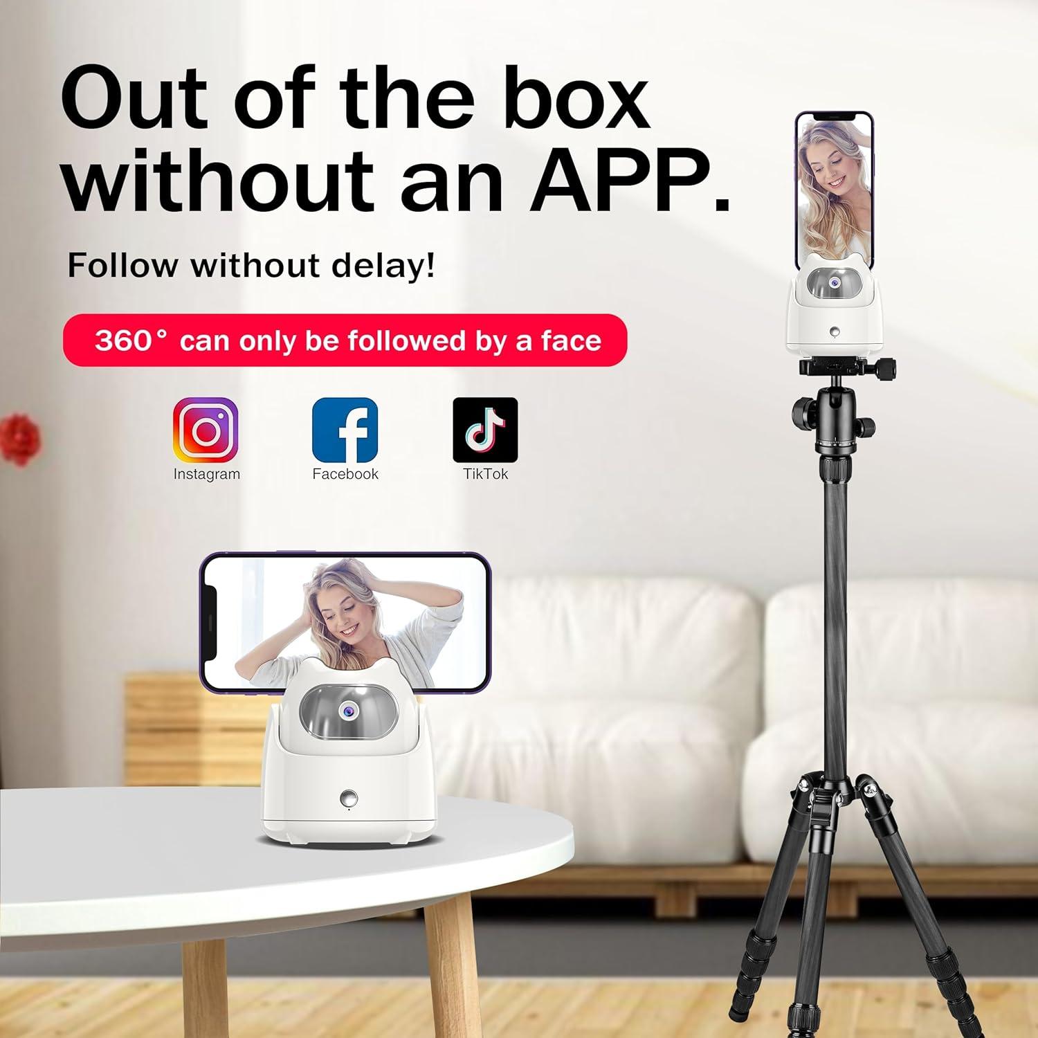 Trípode Inteligente Kaigao Q5 con Seguimiento Facial 360°