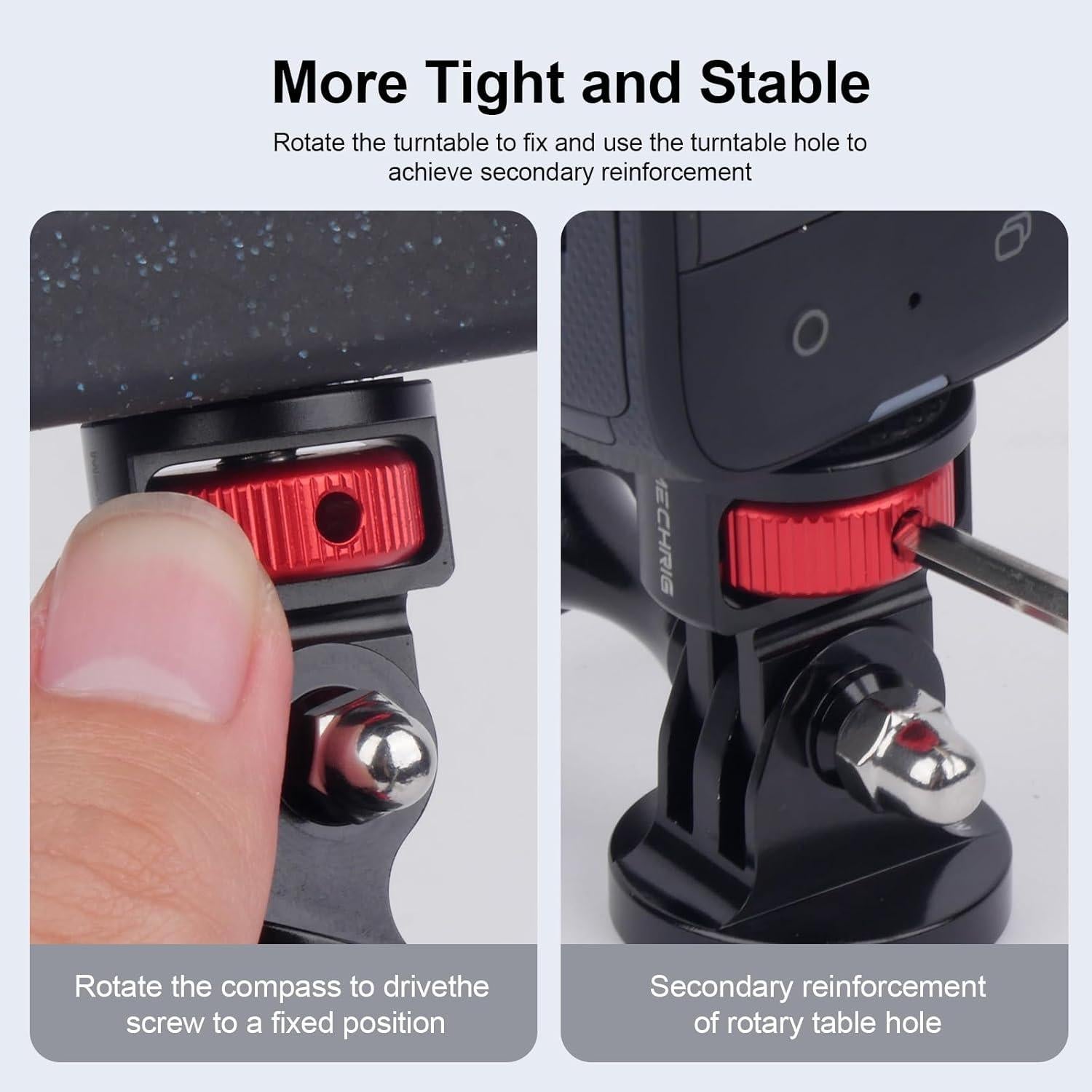 Kit de Adaptadores de Montaje para Cámaras Mechrig - 2 Piezas