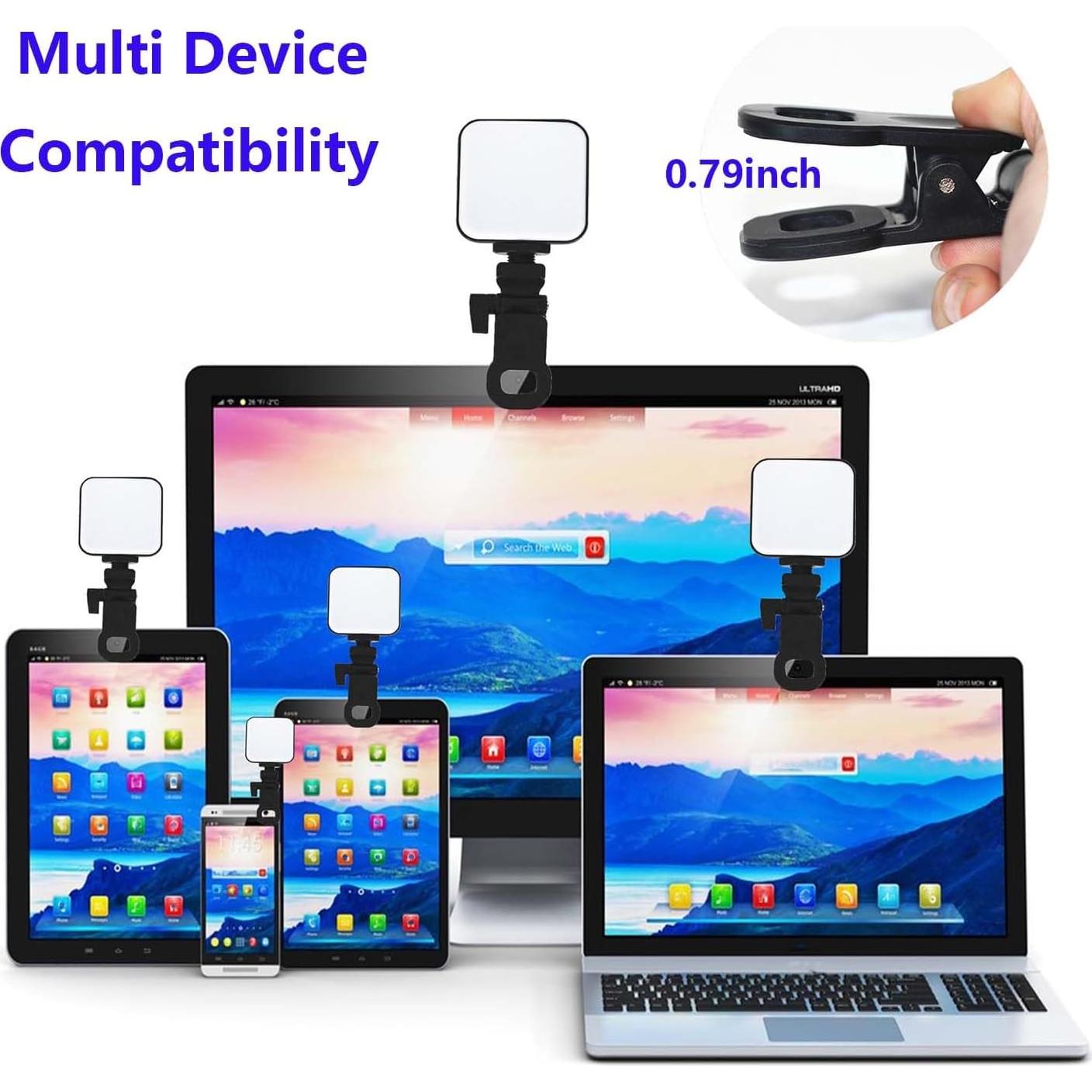 Paquete de 2 Clips de Luz de Relleno Genérico para Fotografía