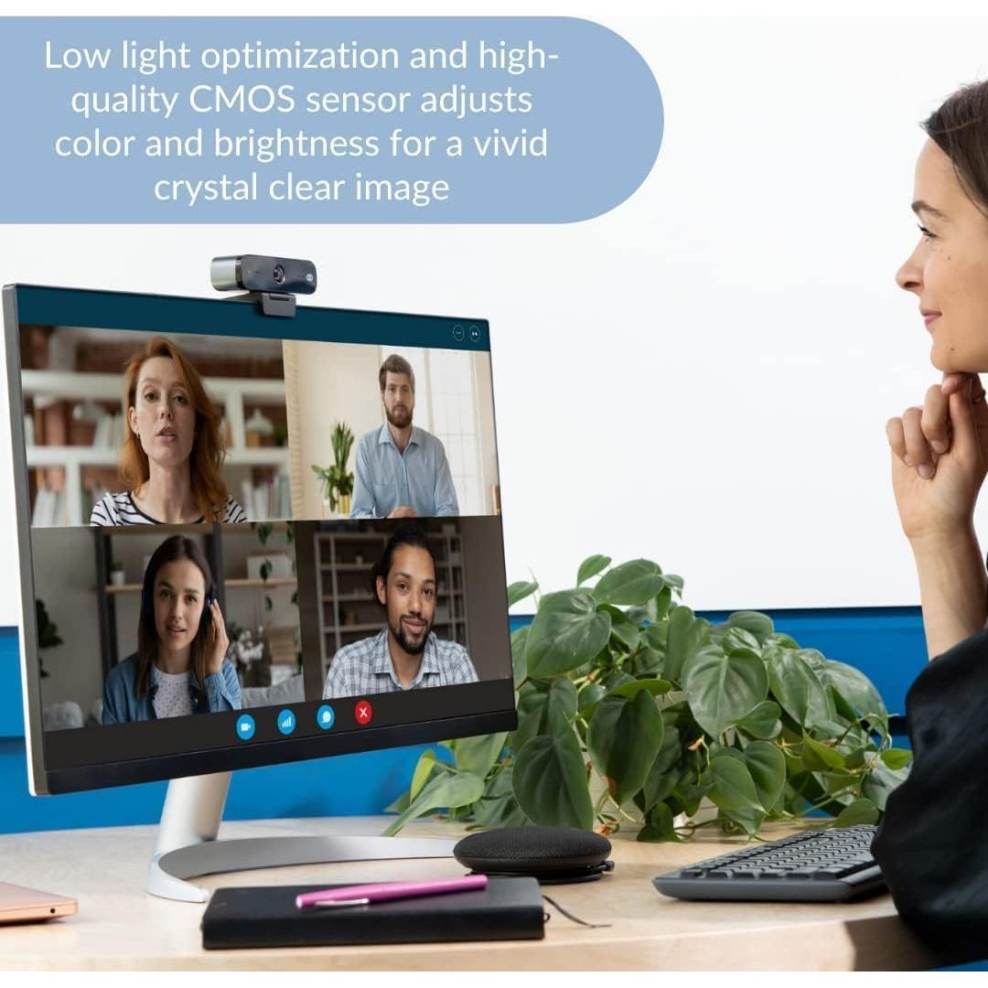 Cámara Web Boom MINI 1080P Full HD con Micrófonos y Lente 4K