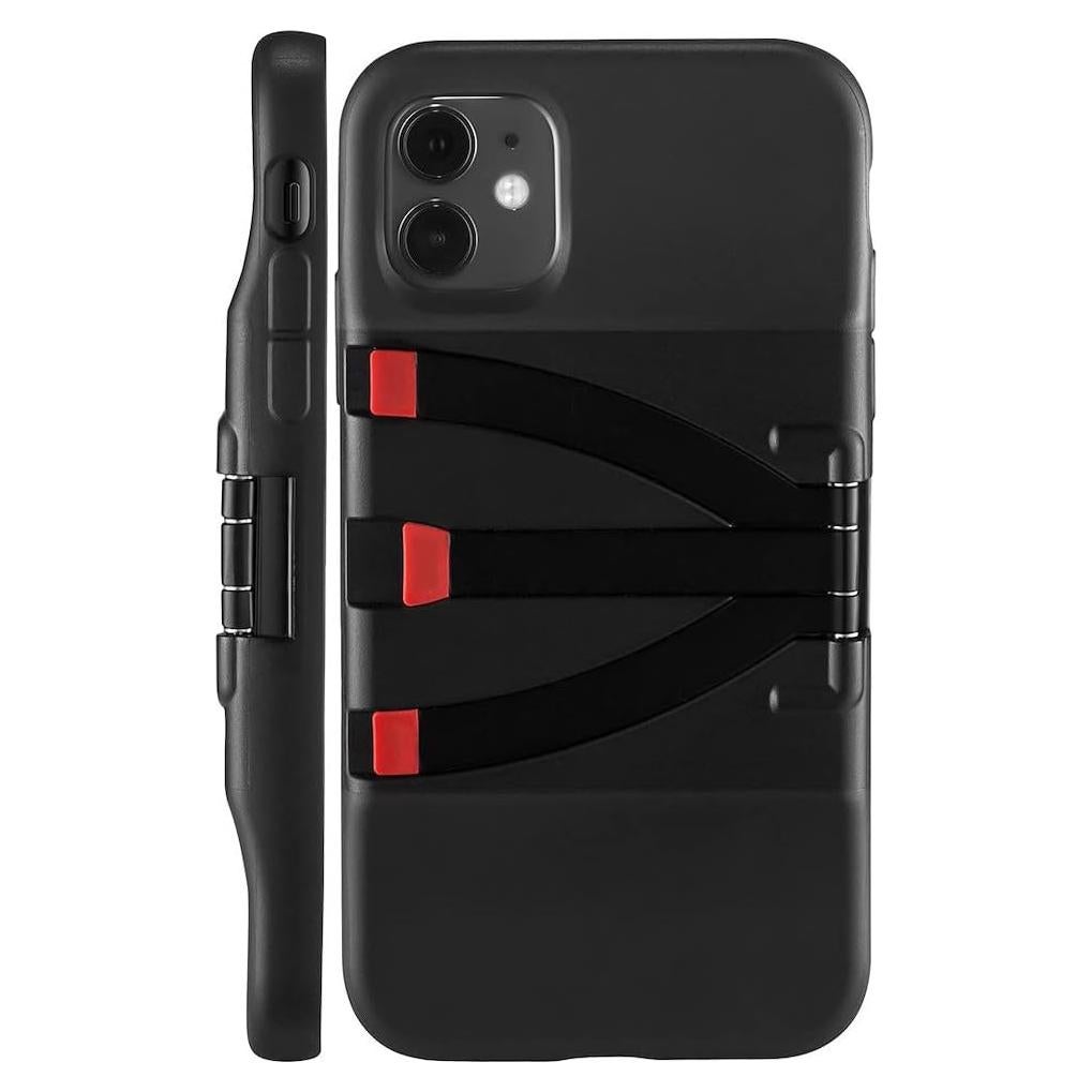 Funda JOBY Standpoint para iPhone 11 - Tripié Aluminio, Carga Inalámbrica