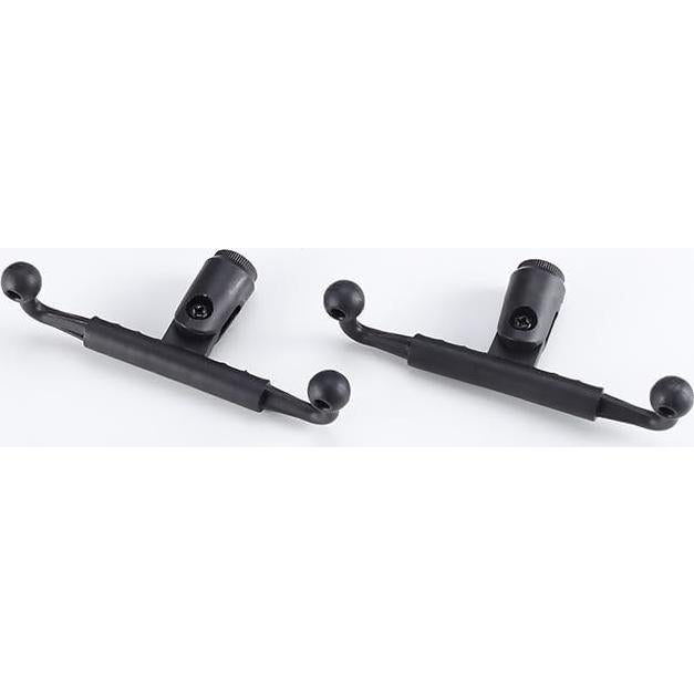 2 Pack 17mm Ball Mount Splitter with 1/4"-20 Thread Female Adapter Dual 17mm Ball Head Joint for Tripod Phone Holder Desk Ring Light Camera Tripod Stand Selfie Stick Phone Clip Bed Stand Holder