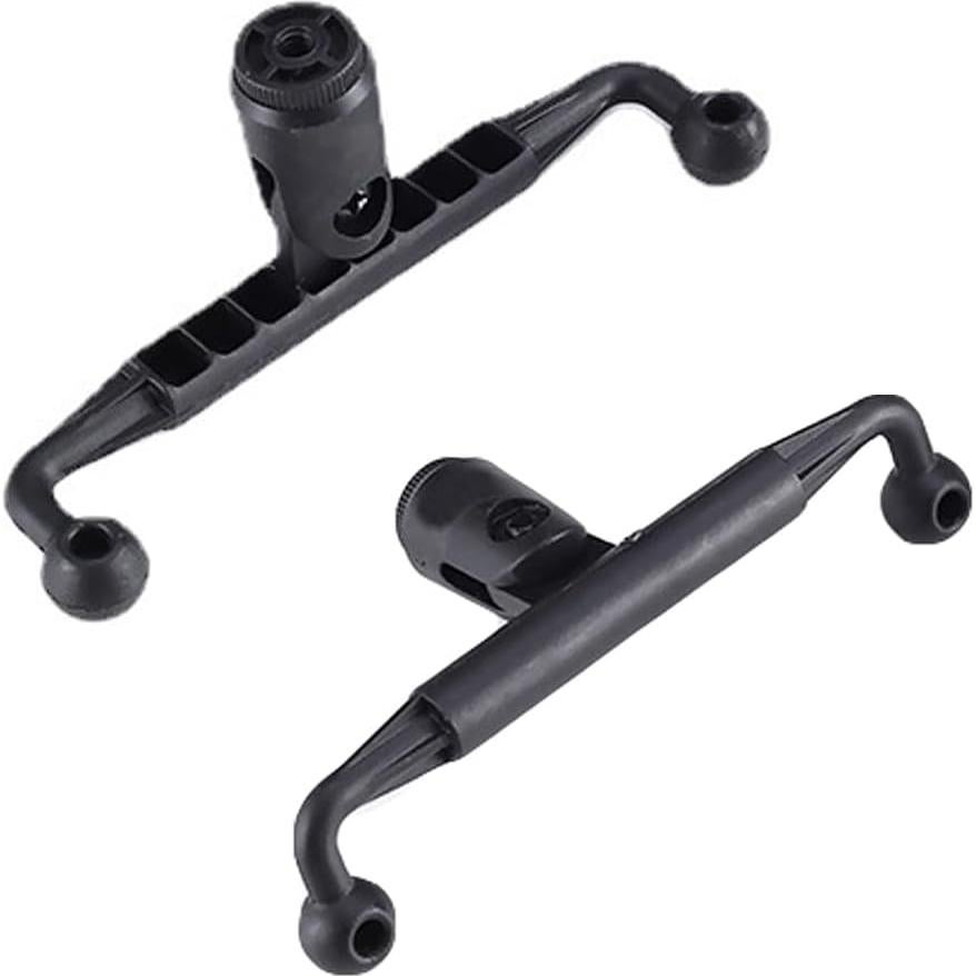 2 Pack 17mm Ball Mount Splitter with 1/4"-20 Thread Female Adapter Dual 17mm Ball Head Joint for Tripod Phone Holder Desk Ring Light Camera Tripod Stand Selfie Stick Phone Clip Bed Stand Holder