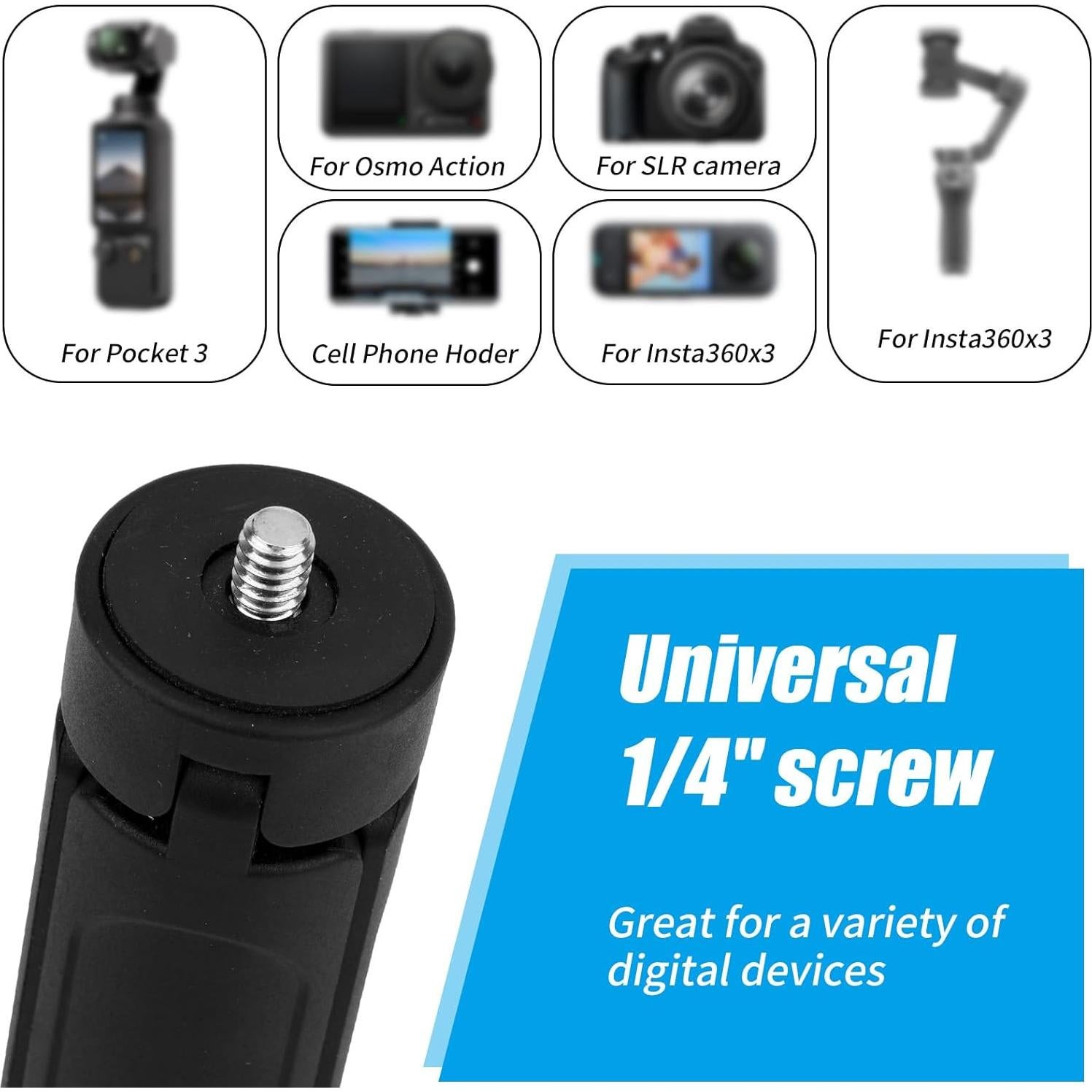 Mini trípode de viaje Gosknor para DJI Osmo Pocket 3 y 2