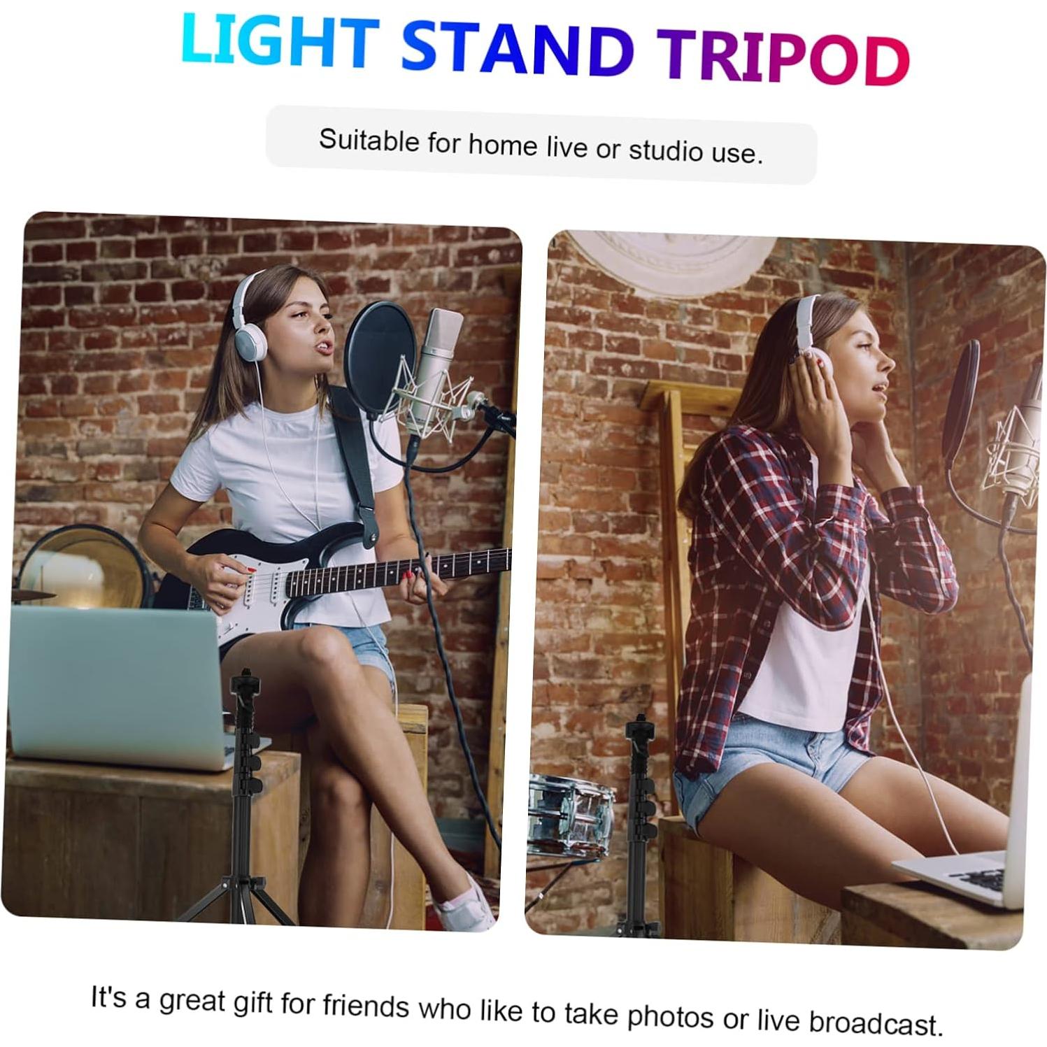 Soporte de Luz Profesional DOITOOL 1.28m Ajustable Aluminio