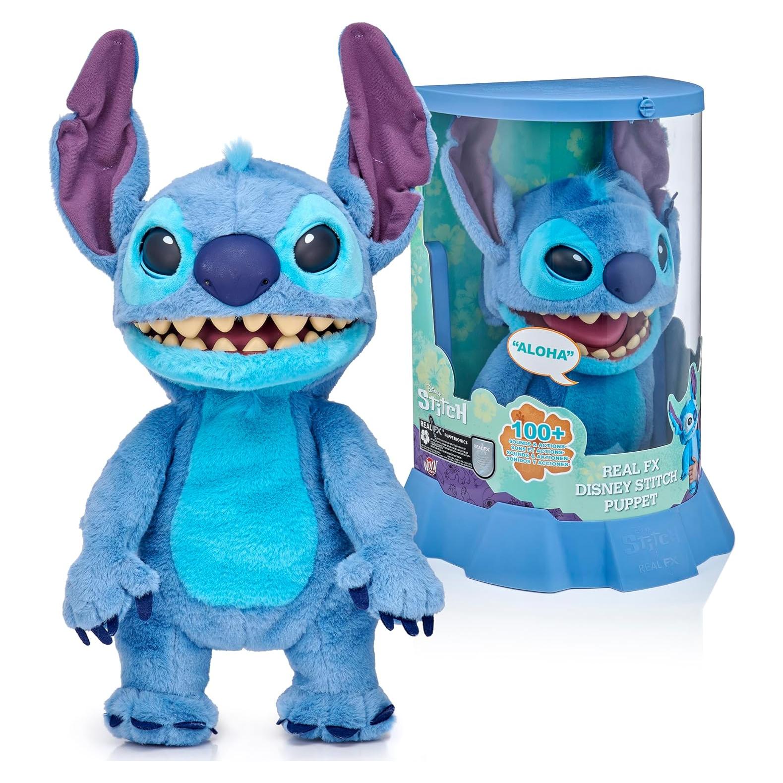 Puppetronic RealFX Stitch Wow! Stuff 45 cm Interactivo