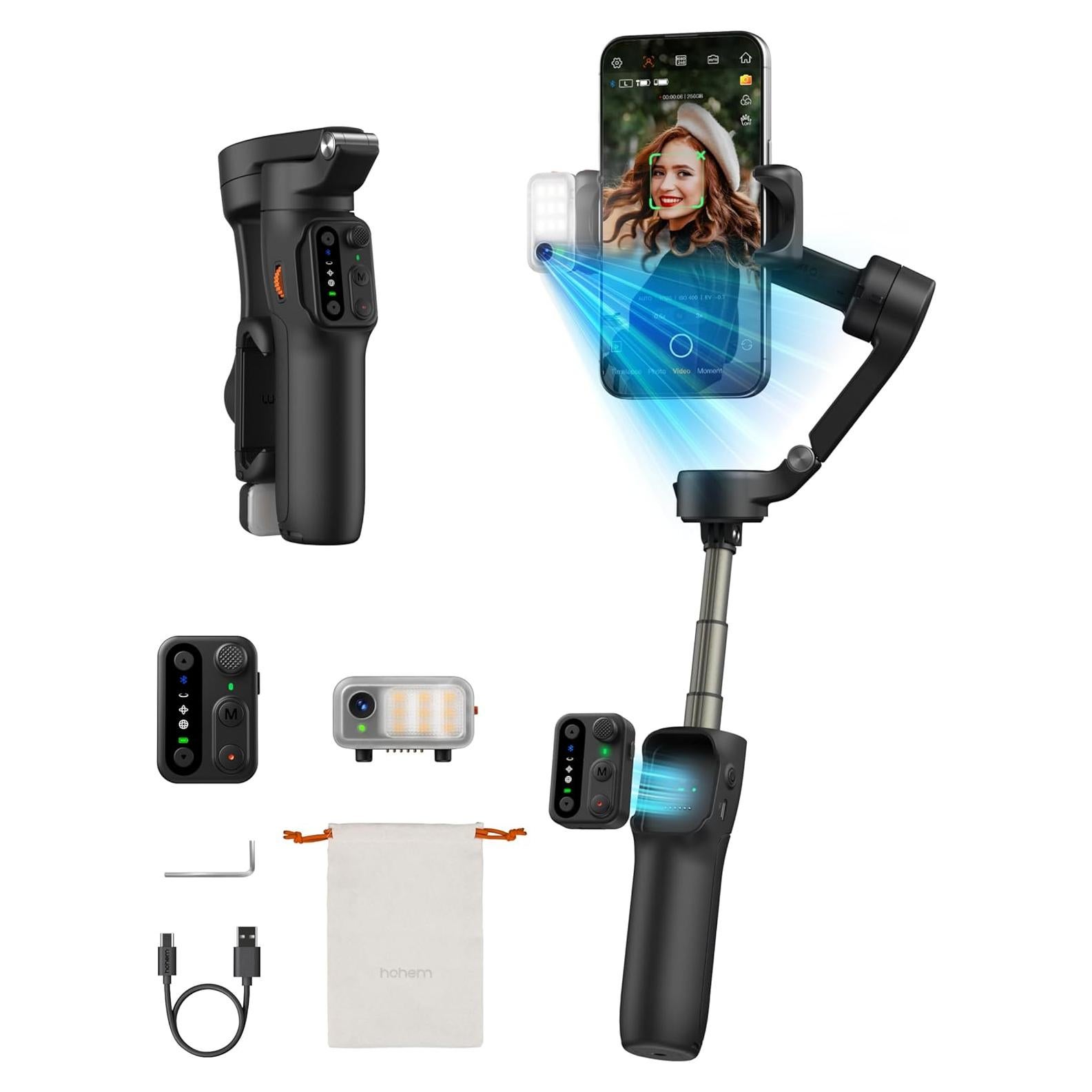 Estabilizador de Cardán Hohem iSteady V3 para Smartphone - Negro